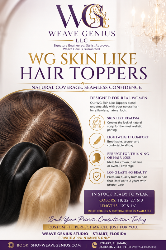 WG Skin-Like Hair Topper | 5×7 | 12"–16"