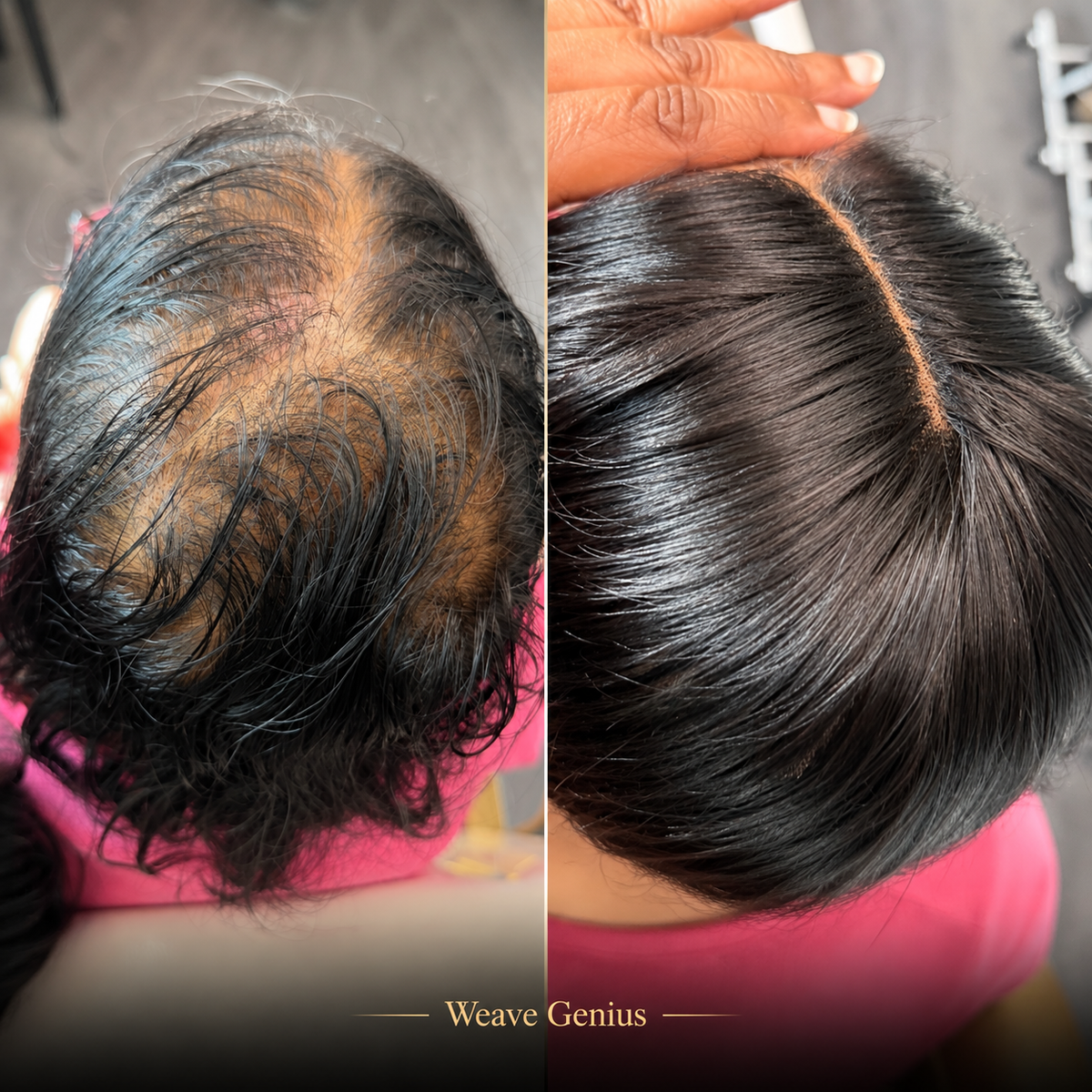 Weave Genius Hair Extensions & Sew-in Installation Gallery