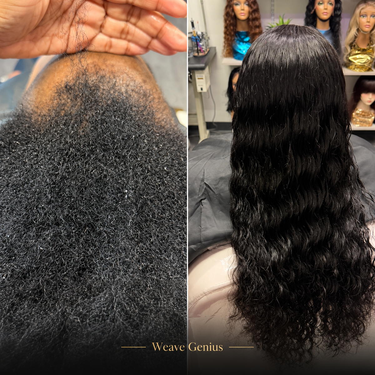 Weave Genius Hair Extensions & Sew-in Installation Gallery