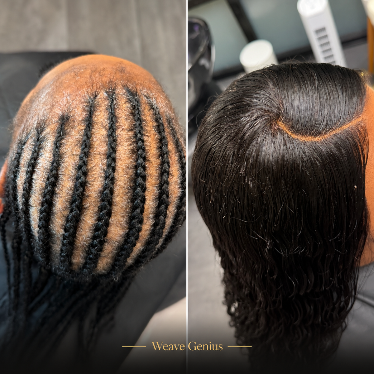 Weave Genius Hair Extensions & Sew-in Installation Gallery