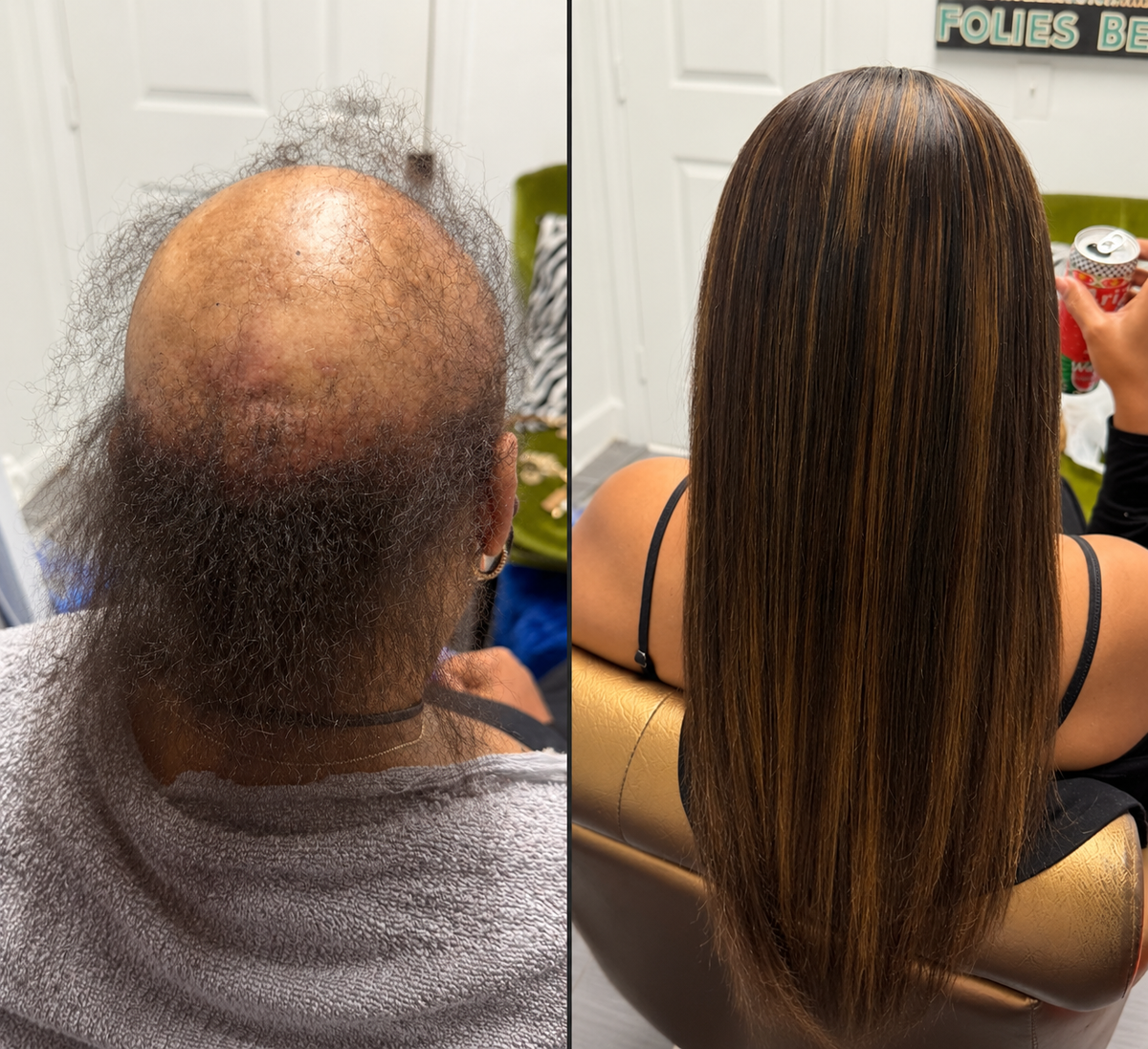 Weave Genius Hair Extensions & Sew-in Installation Gallery