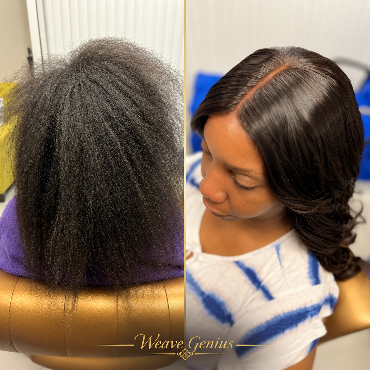 Weave Genius Hair Extensions & Sew-in Installation Gallery