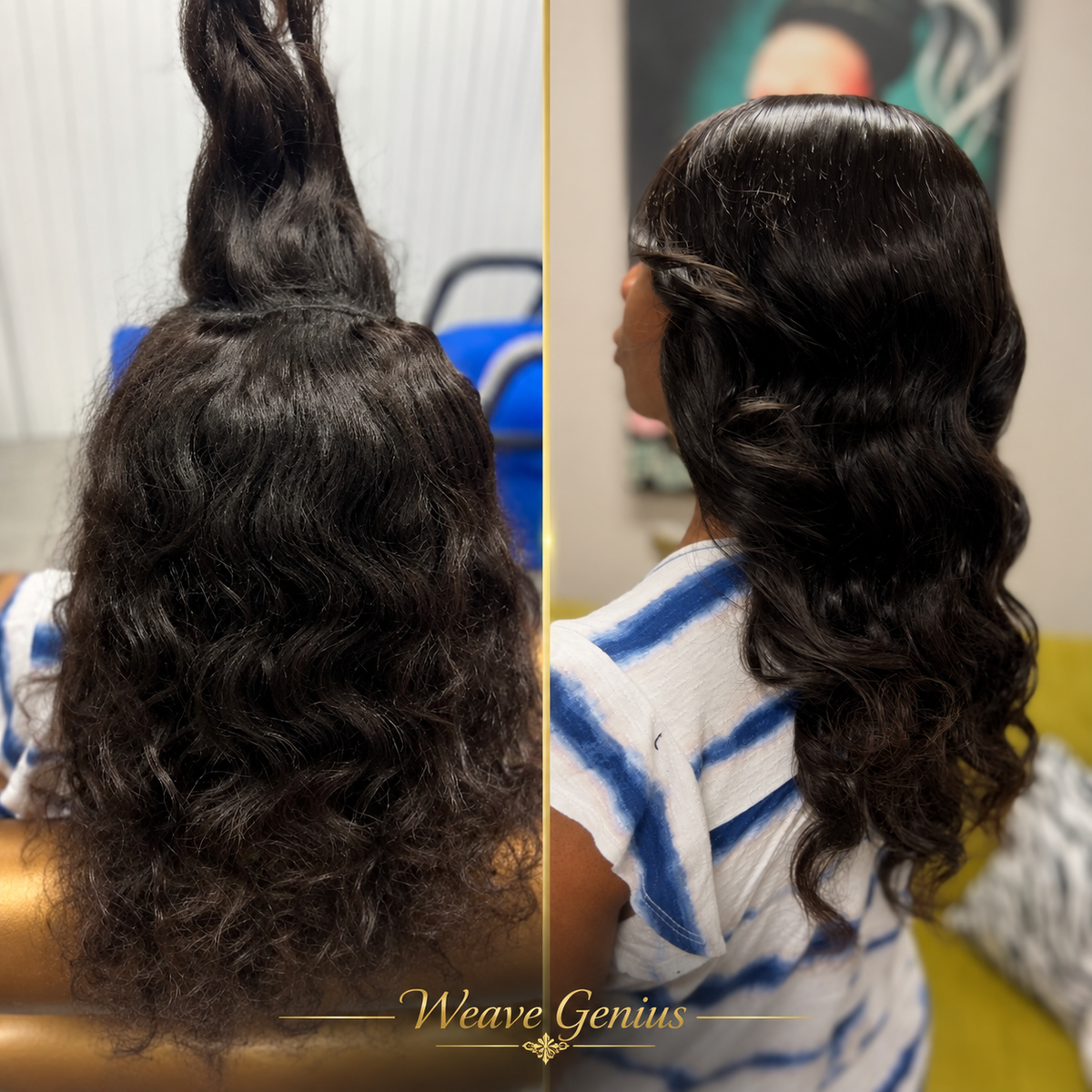 Weave Genius Hair Extensions & Sew-in Installation Gallery