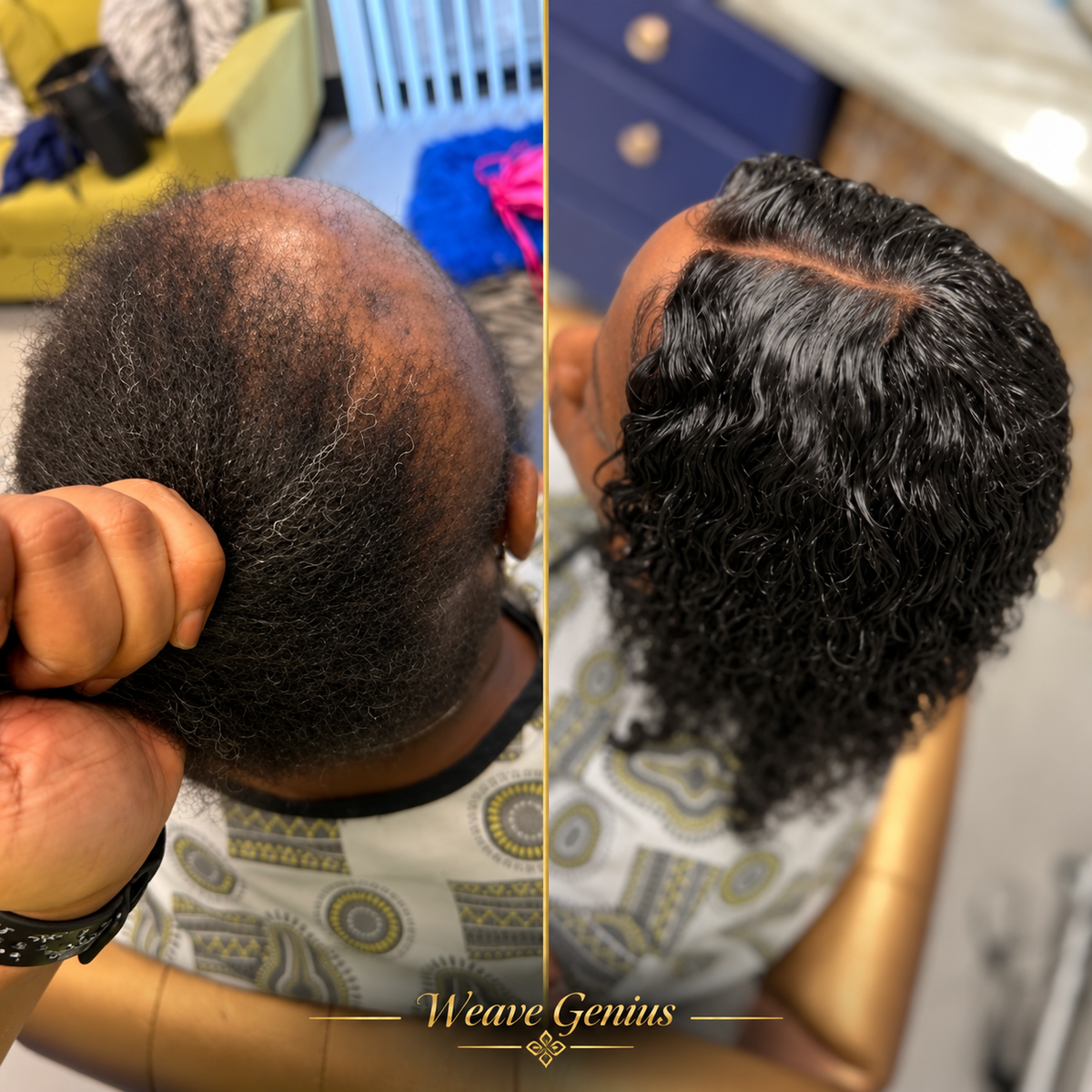 Weave Genius Hair Extensions & Sew-in Installation Gallery