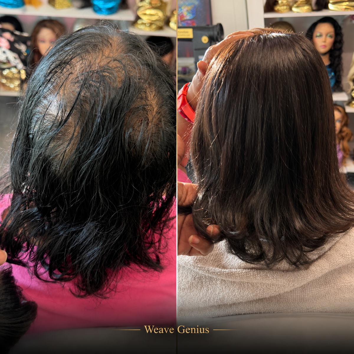 Weave Genius Hair Extensions & Sew-in Installation Gallery