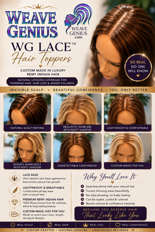 Hair Toppers Hair Replacement | Premium Remy Indian Hair | 28 Colors