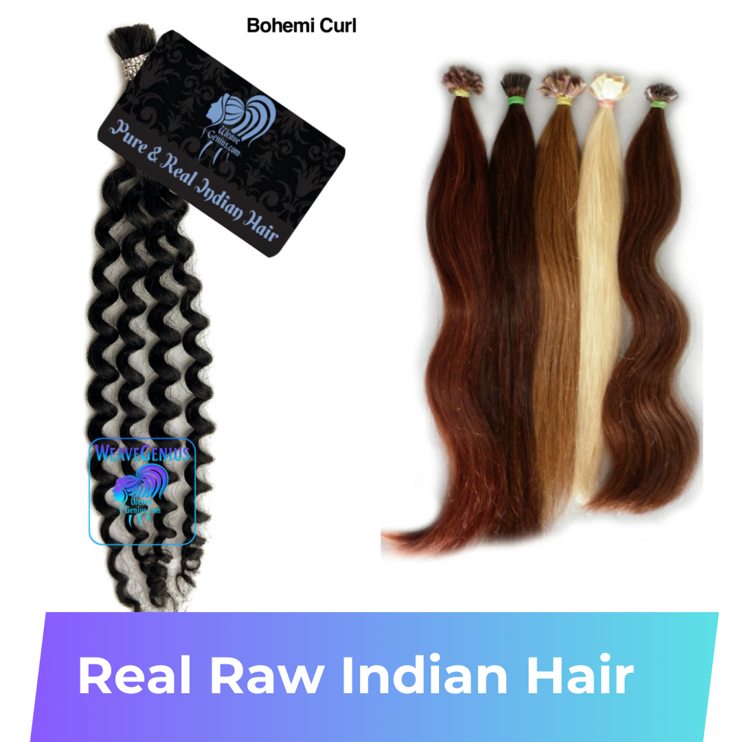 Bohemi Curl K-Tips | Natural Black & Colored