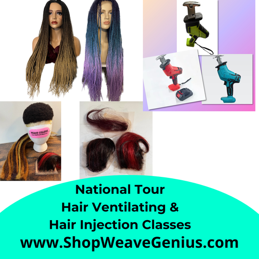 Handheld Hair Ventilating Injection Machine - In Stock