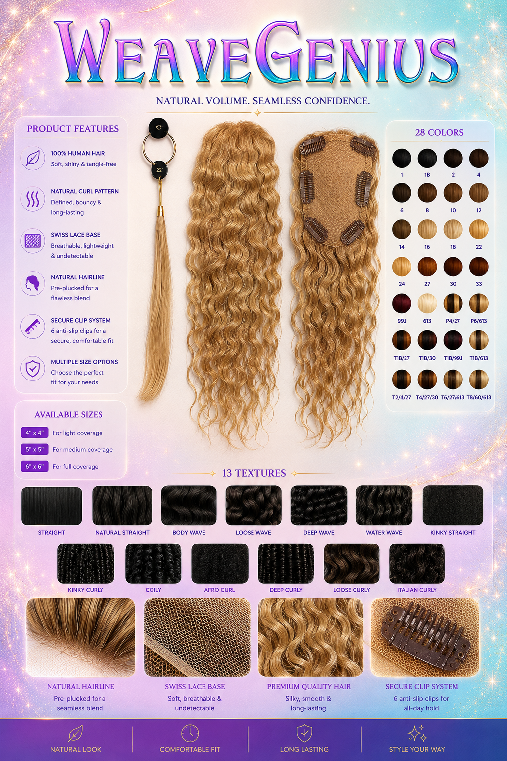 Hair Topper Sew-in or Clip-in Install | Stuart FL