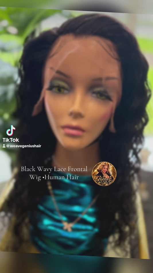 Belladonna | Lace Frontal 13x4 Human Hair Wig – Black Curly