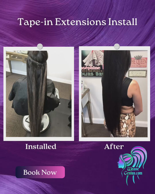Tape-In Hair Extension Install | Jacksonville Fl