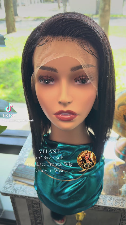 Lala | 10” Black 13x4 Lace Frontal Wig
