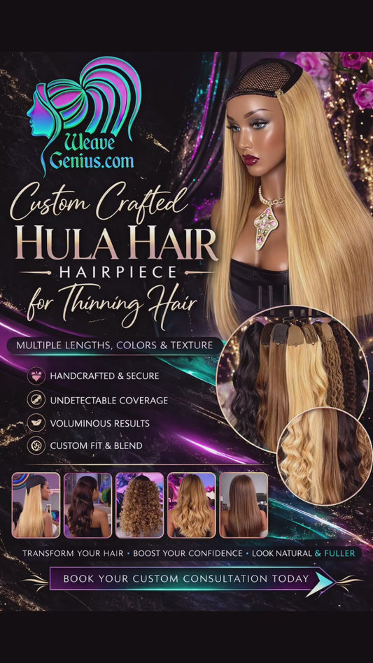 Custom Made Hula Hair Hairpiece