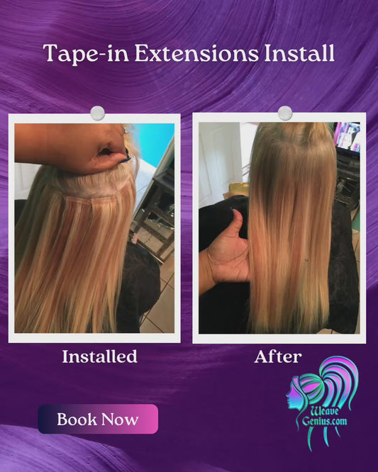 Tape-In Hair Extension Install | Stuart FL
