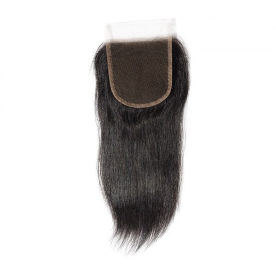 Straight Brazilian 100% Virgin Hair Bundles 5x5 Lace Closure