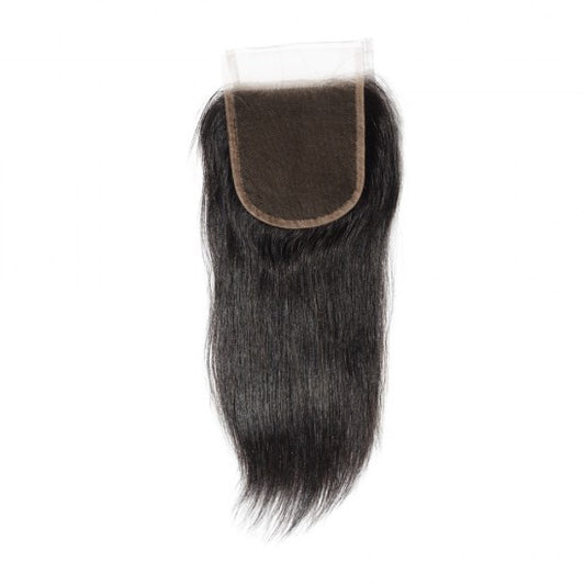 Straight Brazilian 100% Virgin Hair Bundles 5x5 Lace Closure