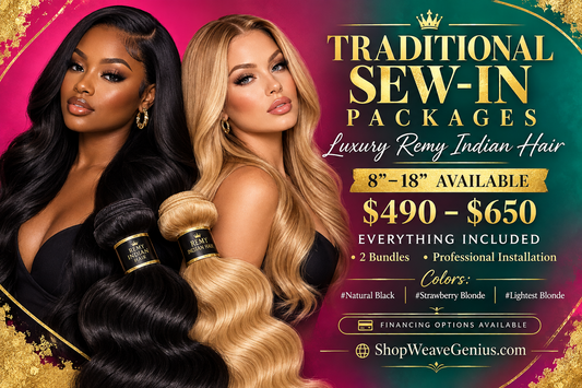 Traditional Sew-in Install Package with Hair Included | Jacksonville, FL